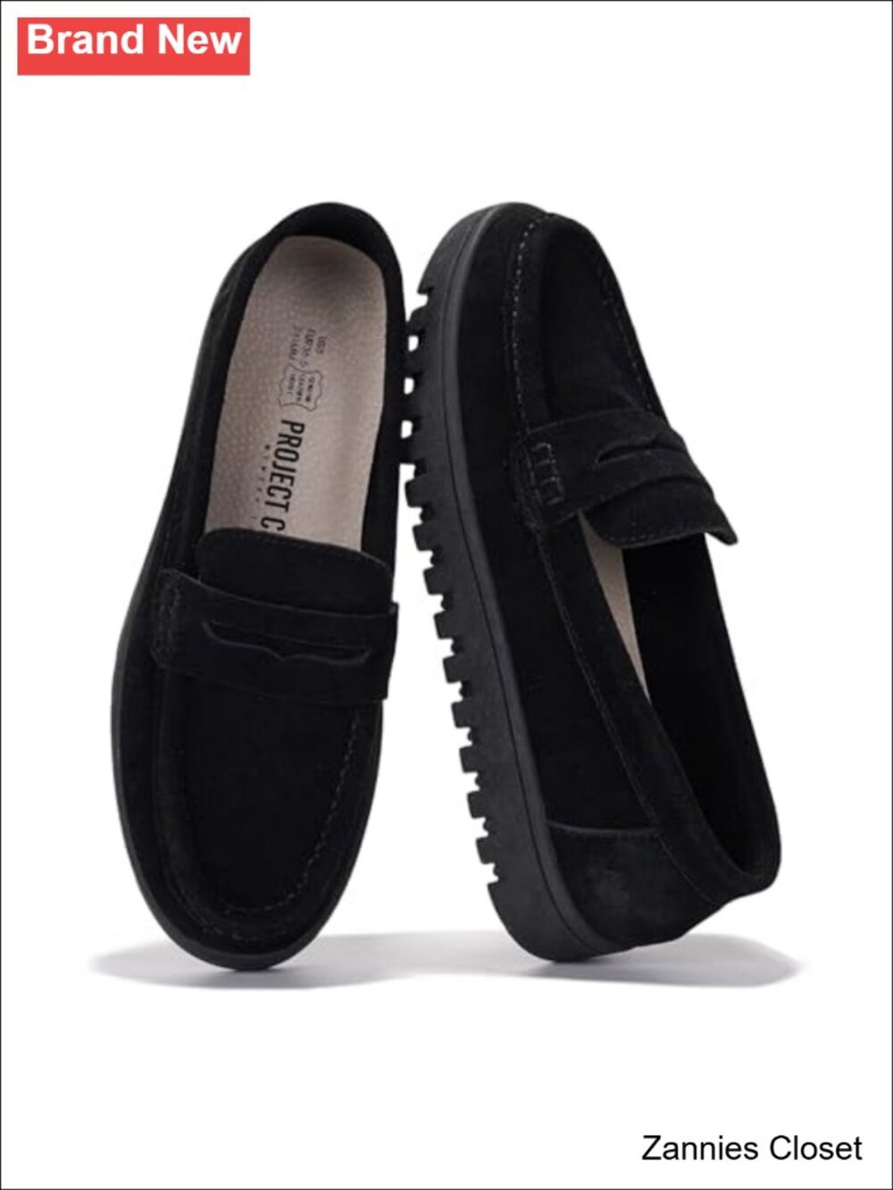 ✨ Project Cloud 100% Genuine Leather Slip-on Loafers Women Casual Mocc